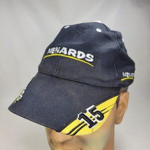 Paul Menard #15 NASCAR Menards Racing Adjustable Strapback Hat Cap Black